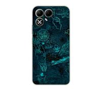 Sunrive Coque Compatible avec Tecno Pova 8, TPU Silicone Étui Housse Protecteur Souple Gel Transparent Back Cover Mignon Motifs Antichoc Case(Univers mathématique)