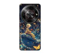 Sunrive Coque Compatible avec ZTE Nubia Focus 5G, TPU Silicone Étui Housse Protecteur Souple Gel Transparent Back Cover Mignon Motifs Antichoc Case(Baleine colossale)