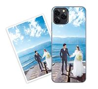 Sunrive Coque personnalisée Compatible avec Blackview A95, Personnalisable avec Votre Propre Image, PhotoTexte, DIY Silicone Étui Housse Protecteur Souple Gel Transparent Back Case