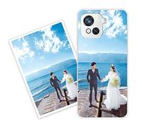 Sunrive Coque personnalisée Compatible avec Blackview Oscal C80, Personnalisable avec Votre Propre Image, PhotoTexte, DIY Silicone Étui Housse Protecteur Souple Gel Transparent Back Case