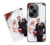 Sunrive Coque personnalisée Compatible avec Honor 400 Pro 5G, Personnalisable avec Votre Propre Image, PhotoTexte, DIY HD Étui[Bordure TPU+Dos Verre Trempé Design]+Protection Écran