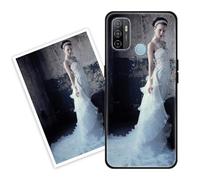Sunrive Coque personnalisée Compatible avec Oppo A32/A53(2020)/A11S(2021), Personnalisable avec Votre Propre Image, PhotoTexte, DIY HD Étui[Bordure PC+Dos Acrylique Design]