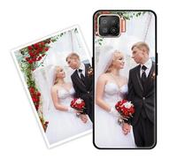 Sunrive Coque personnalisée Compatible avec Oppo A73/A79/F5, Personnalisable avec Votre Propre Image, PhotoTexte, DIY HD Étui[Bordure PC+Dos Acrylique Design]