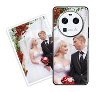 Sunrive Coque personnalisée Compatible avec Oppo Find X7 Ultra/Find X7 Pro, Personnalisable avec Votre Propre Image, PhotoTexte, DIY HD Étui[Bordure PC+Dos Acrylique Design]