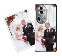 Sunrive Coque personnalisée Compatible avec Oppo Reno11 F/Oppo F25 Pro, Personnalisable avec Votre Propre Image, PhotoTexte, DIY HD Étui[Bordure PC+Dos Acrylique Design]