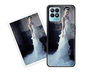 Sunrive Coque personnalisée Compatible avec Realme 8i/Realme Narzo50, Personnalisable avec Votre Propre Image, PhotoTexte, DIY HD Étui[Bordure PC+Dos Acrylique Design]
