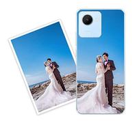 Sunrive Coque personnalisée Compatible avec realme C30, Personnalisable avec Votre Propre Image, PhotoTexte, DIY Silicone Étui Housse Protecteur Souple Gel Transparent Back Case