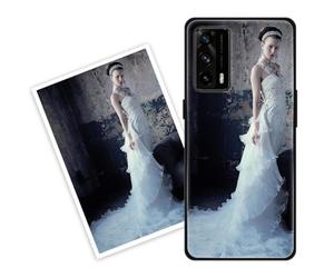 Sunrive Coque personnalisée Compatible avec Realme X3/X3 SuperZoom, Personnalisable avec Votre Propre Image, PhotoTexte, DIY HD Étui[Bordure PC+Dos Acrylique Design]
