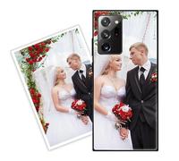 Sunrive Coque personnalisée Compatible avec Samsung Galaxy F15/Galaxy M15/M1250, Personnalisable avec Votre Propre Image, PhotoTexte, DIY HD Étui[Bordure PC+Dos Acrylique Design]