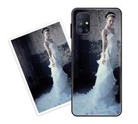 Sunrive Coque personnalisée Compatible avec Samsung Galaxy M13/F13ZL, Personnalisable avec Votre Propre Image, PhotoTexte, DIY HD Étui[Bordure PC+Dos Acrylique Design]
