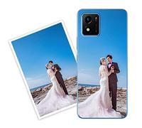 Sunrive Coque personnalisée Compatible avec Vivo Y01, Personnalisable avec Votre Propre Image, PhotoTexte, DIY Silicone Étui Housse Protecteur Souple Gel Transparent Back Case