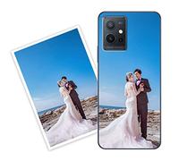 Sunrive Coque personnalisée Compatible avec Vivo Y55 5G, Personnalisable avec Votre Propre Image, PhotoTexte, DIY Silicone Étui Housse Protecteur Souple Gel Transparent Back Case