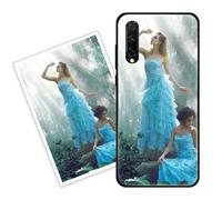 Sunrive Coque personnalisée Compatible avec Xiaomi CC9e/Mi CC9e/Mi A3, Personnalisable avec Votre Propre Image, PhotoTexte, DIY HD Étui[Bordure PC+Dos Acrylique Design]