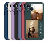 Sunrive Coque personnalisée Compatible avec Xiaomi Redmi Turbo4 14R 13 4G K70 K80 13C 12C 10C 9C 10 9A 9 Note 13R 13 12 11 10 9 8 7 5 Plus 11T Pro A3,Votre Propre Image 2 Photos Texte Étui Back Case