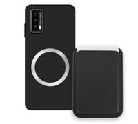 Sunrive Coque Portefeuille pour Blackview A90 avec Porte-Cartes Magnétique Amovible, Étui Porte Carte Mignon avec Support Vidéo, Coque Antichoc avec Porte Carte, Protection Smartphone - Licorne
