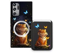 Sunrive Coque Portefeuille pour Nubia RedMagic9S Pro avec Porte-Cartes Magnétique Amovible,Étui Porte Carte Mignon avec Support Vidéo,Coque Antichoc avec Porte Carte,Protection Smartphone- Panda