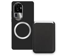 Sunrive Coque Portefeuille pour Oppo Reno10 ProPLUS avec Porte-Cartes Magnétique Amovible, Étui Porte Carte Mignon avec Support, Coque Antichoc avec Porte Carte, Protection Smartphone - Licorne