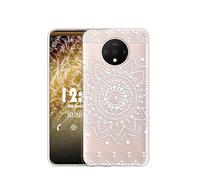 Sunrive Coque pour Motorola Moto X4, Silicone Étui Housse Protecteur Souple Gel Transparent Back Case(TPU Fleur Blanc)+ Stylet OFFERTS