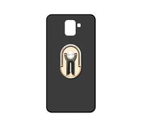 Sunrive Coque pour Wiko Wim, 360 degrés Support Téléphone Voiture Bague Rotation Ring Stand Holder Étui Silicone Mat Housse Protecteur Back Case(Doré)