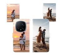 Sunrive Funda Personalizada Compatible Con Honor Magic8 RSR, Cuero Protectiva Carcasa Personalizable Para tu móvil Con Foto Imagen Frase o Texto + Cuerda Para móvil Universal