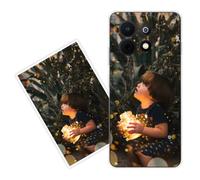 Sunrive Funda Personalizada Compatible Con Huawei Enjoy 90M Plus, Silicona Flexible Transparente Carcasa Personalizable Para tu móvil Con Foto Imagen Frase o Texto