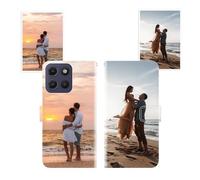 Sunrive Funda Personalizada Compatible Con Motorolarola G17/G17 Power, Cuero Protectiva Carcasa Personalizable Para tu móvil Con Foto Imagen Frase o Texto + Cuerda Para móvil Universal