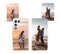 Sunrive Funda Personalizada Compatible Con Nubia RedMagic 11 Air, Cuero Protectiva Carcasa Personalizable Para tu móvil Con Foto Imagen Frase o Texto + Cuerda Para móvil Universal