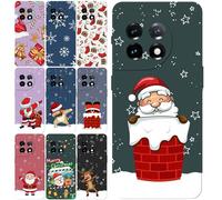 Sunrive Noël Coque personnalisée Compatible avec OnePlus 11 11R 10 Pro 10T 10R 9RT 9 8 7 8T 7T 6T 5T Pro 6 5 Ace 2 2V,Votre Propre Texte Nom Étui Back Case