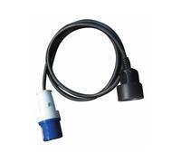 SUNROAD Adaptateur Mâle CEE 17 220V Femelle Schuko avec Cordon Camping-Car Van