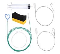Sunroof Drain Cable- Flexible Stainless Steel Wire, High Density Nylon Bris | Sunroof Drain Unclogger Car Cleaning Tools Sunroof Drain Cleaner Prof Drainage Maintenance Repair Detailing Automotive Rv Suv