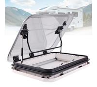 Sunroof pour RV,Évent de Toit pour Caravane RV,Grande Fenêtre de Toit pour Caravane avec Éclairage LED,Hublot de Toit Universel pour Camping-Car,pour Caravane,Remorque,Voiture Aménagée,800*500mm