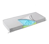 SUNROX FadeShield Coussin de Banc Universel en Mousse à mémoire de Forme en Gel avec Attaches - Ultra durables et imperméables - pour intérieur/extérieur, 114,3 x 40,6 x 10,2 cm, Gris chiné