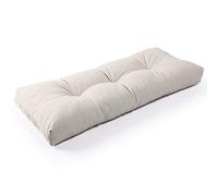 SUNROX LokGrip Coussin de Banc antidérapant touffetée en Mousse à mémoire de Forme, résistant à l'eau, Durable et épais, pour extérieur/intérieur, 106,7 x 40,6 x 10,2 cm, crème