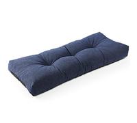 SUNROX LokGrip Coussin de Banc capitonné antidérapant en Mousse à mémoire de Forme, résistant à l'eau, Durable et épais, pour extérieur/intérieur, 91,4 x 35,6 x 10,2 cm, Indigo chiné