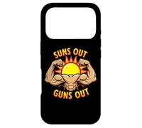 Sun's Out Guns Out Gym Entraînement Plage Été Coque pour iPhone 17 Pro