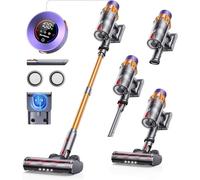 SunSare Aspirateur Balai sans Fil, 45 kPa/550 W/60 Min Aspirateur sans Fil X7A, avec écran Tactile, bac à poussière de 1,5 L pour sols/Tapis/Poils d'animaux