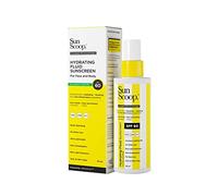 SunScoop Hydrating Face & Body Fluid Sunscreen SPF 60 PA++++ UV Filter Zinc Oxide Broad Spectrum, No White Cast, Non-Comedogenic, Quick Absorbing 125 ml