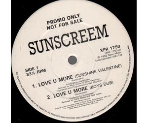 Sunscreem - Love U More