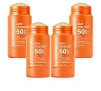 Sunscreen Stick SPF 50 - Broad Spectrum UVA UVB Protection Transparent, Non-Greasy Sun For Face & Body(4pcs)