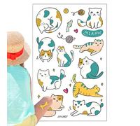 Sunscreen Stickers, Sun Protection Reminder Patch 4.72x2.99x0.01 Inches, Color Changing SPF Sensing Stickers for Hiking, Sports, Training, Camping, Garden Work, Fishing Trips