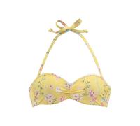 SUNSEEKER Hauts de bikini 'Ditsy' jaune / sapin / rose / blanc naturel, Taille 65