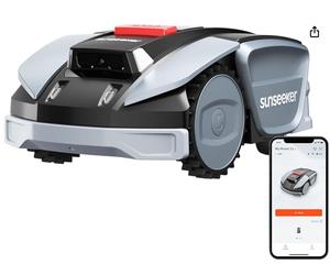 Sunseeker S3 Robot Tondeuse Sans Fil à Périmètre pour 800 m² - Navigation RTK + Vision IA, Cartographie Automatique, Évitement Intelligent des Obstacles, Gestion Multi-Zones, Contrôle via Application