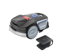 Sunseeker V1 avec Garage, Robot Tondeuse sans Fil Périphérique, 300 m² pour Petits Jardins, Vision AI, Évitement Intelligent des Obstacles, Pentes 27%, Tonte en Un Clic, Contrôle Via Application