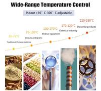 Sunseota Étuve de séchage Rapide à Chauffage électrique, étuve de Test de Laboratoire à température constante, Petit Four, séchoir Industriel Haute température, 300 °C 70L