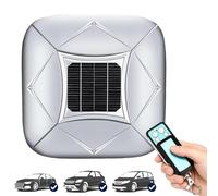 Sunseota Housse De Voiture Intelligente à énergie Solaire avec Télécommande, Housse Rétractable Automatique, Protection Extérieure Intégrale, Protection Toutes Saisons Silver-YM