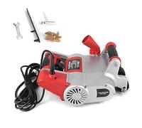 Sunseota Machine De Découpe De Rainure Murale éLectrique 1100 W,Rainureuse Murale, Rainureuse Beton avec Lames De 25 Mm/35 Mm Et Boîte De Transport, Profondeur De Rainure RéGlable Red-220V