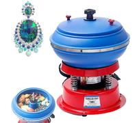 Sunseota Tambour De Polissage Vibrant, Bol Vibrant Électrique, Culbuteur Vibrant électrique Polissant, Tambour Polissage Vibrant De Petites Pièces Métalliques Faible Bruit Fonctionnement 220V