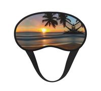 Sunset Beach C'est un masque pour les yeux à bord noir. Le masque doux pour les yeux peut améliorer la qualité du sommeil et est adapté pour l'intérieur, l'extérieur et les voyages.