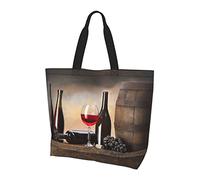 Sunset Beach Grand sac à bandoulière rétro pour femme avec poignée sur le dessus, Vin de raisin., Taille unique