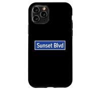 Sunset BLVD Los Angeles Panneau Hollywood Echo Park Lake Stars Coque pour iPhone 11 Pro